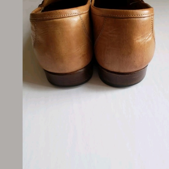 Sold-Cole Haan Italy British Tan Horse bit loafers - Picture 4 of 8